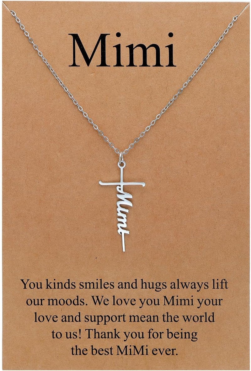 Lcherry Faith Cross Pendant Necklace for Women Religious Christian Jewelry Mother's Day Gifts for Women - Image 1