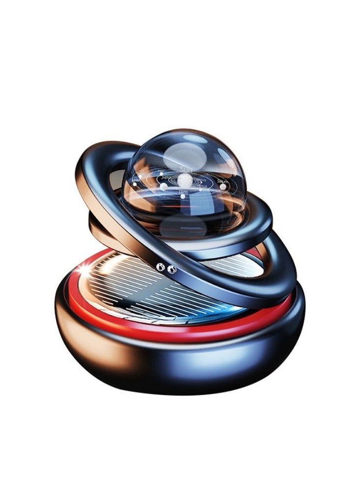 ناشرات الروائح العلاجية بالطاقة الشمسية على شكل كوكب معطرات هواء للسيارة وإكسسوارات داخلية لتزيين السيارة - Image 2