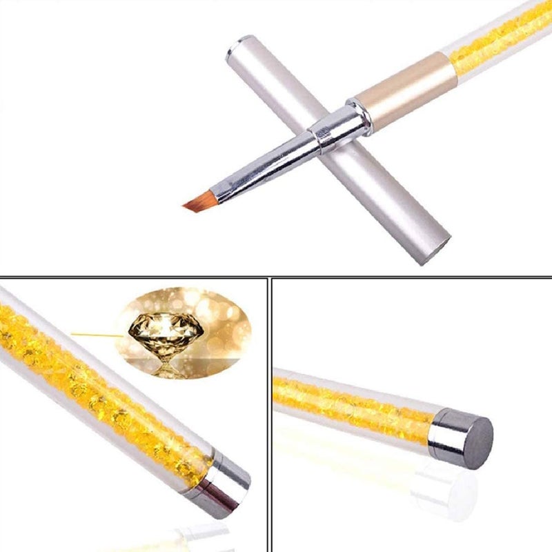 STORE 2508 Store2508 5Pcs Nail Art Brush Pen Set for Acrylic False Nail Tip Builder Nail Art Design Painting Liner Brushes Tool Set For DIY Nail Art Salon Home Use - Image 3