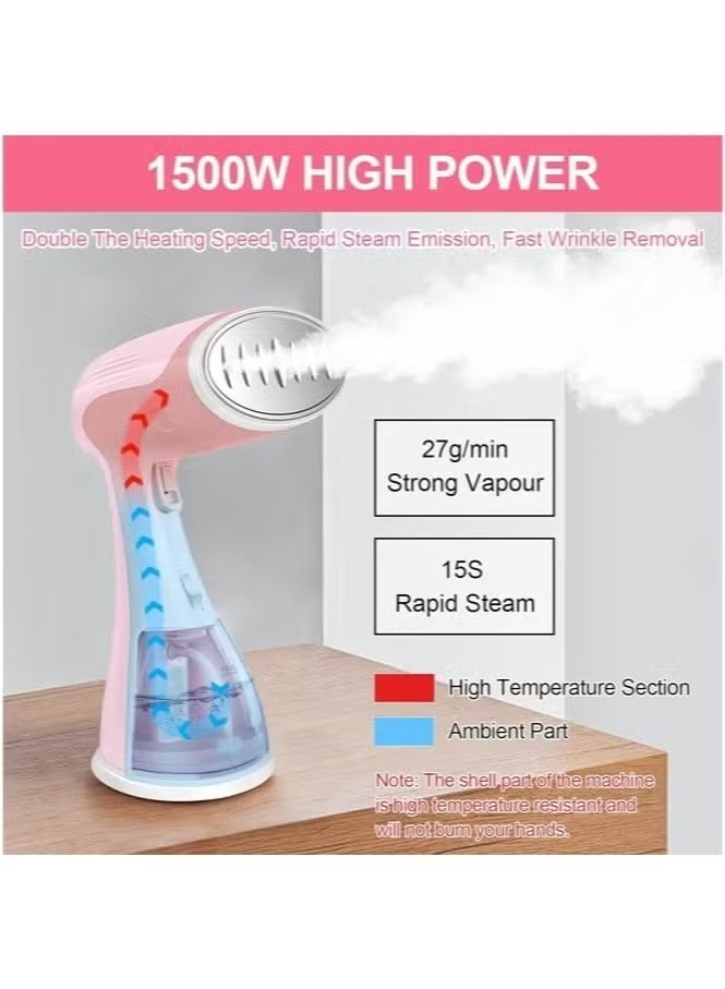 RAF 1500W Handheld Garment Steamer – Vertical Steam Iron for Clothes | Fast Heat-Up, Portable Upright Steamer with Powerful Wrinkle Removal - Image 4