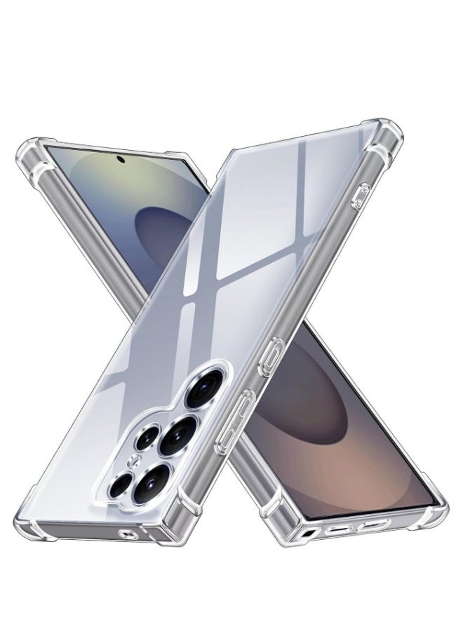 DUSALA Samsung Galaxy S26 Ultra 5G Clear Case Bumper Scratch Resistant Back Cover for Galaxy S26 Ultra Smooth Finish Camera Protective Cover For Samsung Galaxy S26 Ultra 5G