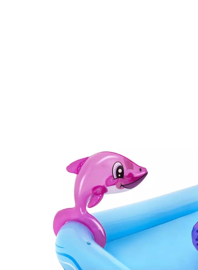 بست واي استكشف عالم البحار المدهش مع مركز لعب فانتستيك أكواريوم من بست واي H2OGO! (2.39 م × 2.06 م × 86 سم) - Image 3