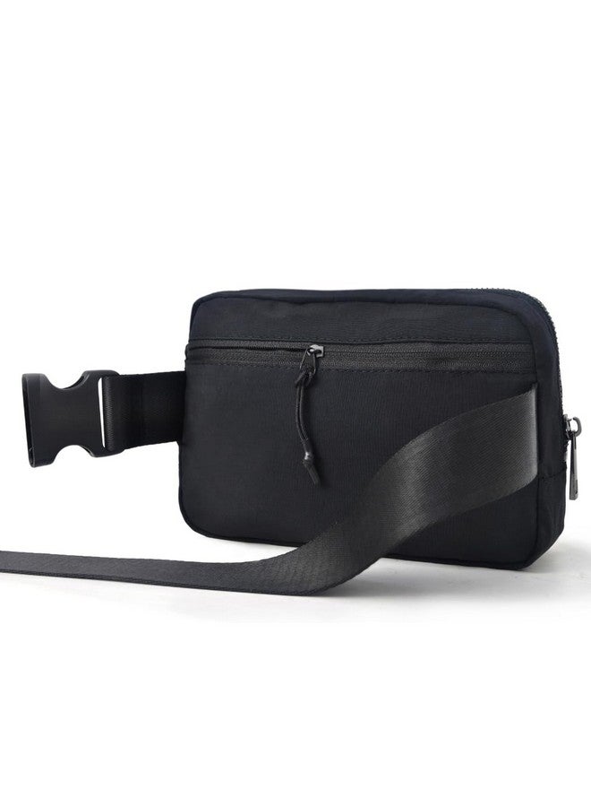 NGIL Everywhere Belt Bag for Women Crossbody Pack Workout Traveling Running Hiking Waist Bag with Adjustable Strap, Black - Image 4