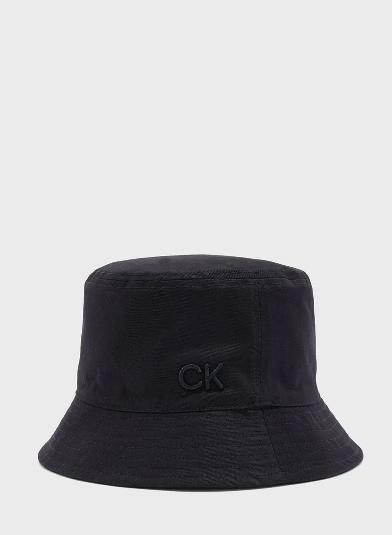 CALVIN KLEIN Monogram Detailed Bucket Hat