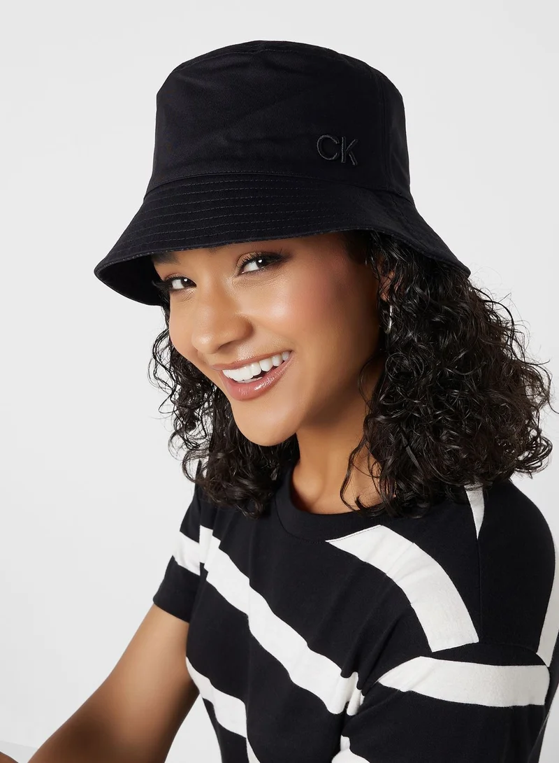 CALVIN KLEIN Monogram Detailed Bucket Hat