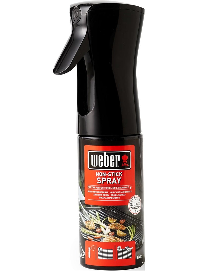 ويبر طقم تنظيف شواية الفحم يتضمن منظف شبكة الشواء والمينا - بخاخ مانع للالتصاق سعة 300 مل، وفرشاة ثلاثية الجوانب سعة 200 مل، وقطعة قماش من الألياف الدقيقة، وإسفنجتين مزدوجتي الجوانب. - Image 3