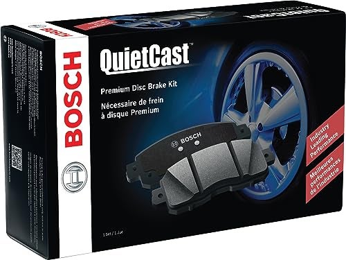 BOSCH BC2255 QuietCast Premium Ceramic Disc Brake Pad Set Compatible with Select Audi S3 Volkwagen Atlas Atlas Cross Sport Golf R REAR - Image 1