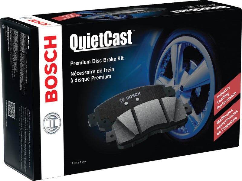 BOSCH BC2255 QuietCast Premium Ceramic Disc Brake Pad Set Compatible with Select Audi S3 Volkwagen Atlas Atlas Cross Sport Golf R REAR - Image 2
