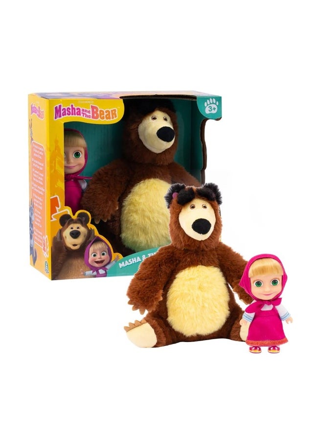 Masha and The Bear Masha & The Bear Masha & Bear Plush Toy (12 cm)  - Image 2