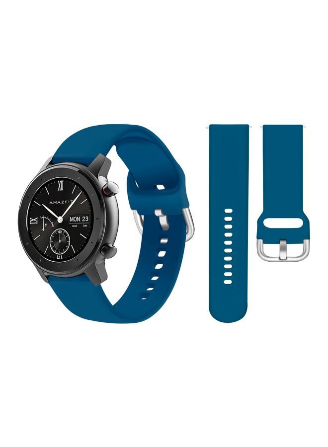 NIBEMINENT Replacement Band For Amazfit GTR Smartwatch 47 mm Blue Horizon - Image 2