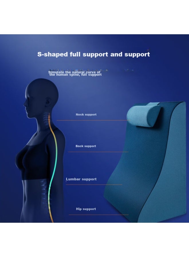Jago Jiaoao Bed Headboard Cushion, Sofa Backrest Pillow, Pregnancy Nursing Lumbar Support, Elderly Soft Bed Pad, Bedridden Triangle Waist Pillow - Image 2