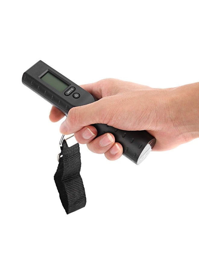 Arabest Luggage Scale, 50kg/110lb Portable Digital Hanging Baggage Scale for Travel, Handheld Weight Scale Travel Weight Scale for Luggage with LCD Display (Black) - Image 5
