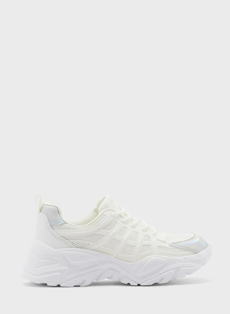 Ginger Iridescent Patch Sneaker