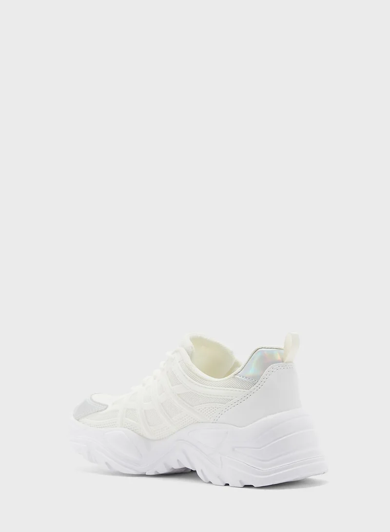 Ginger Iridescent Patch Sneaker