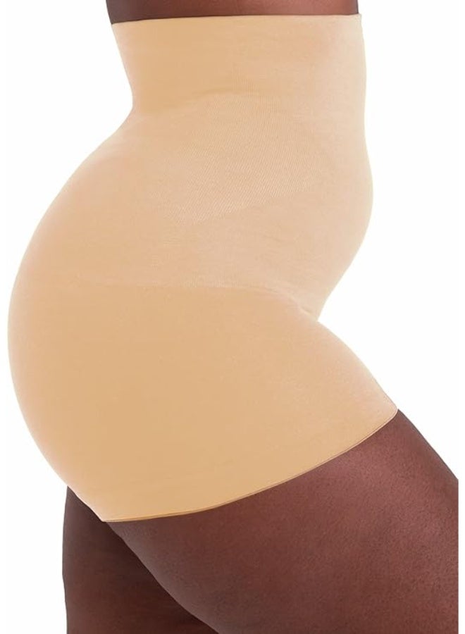 SHAPERMINT Tummy Control Shapewear - Body Shaper Tummy Control Boyshort, Body Shaper for Women, Plus Size Shapewear Nude - Image 4