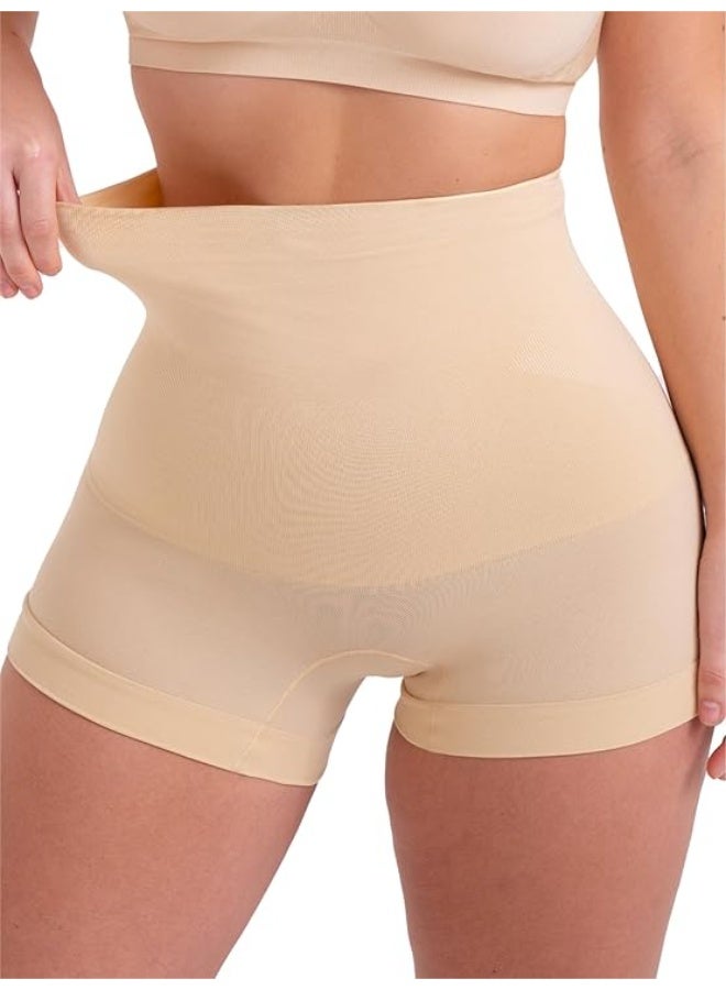 SHAPERMINT Tummy Control Shapewear - Body Shaper Tummy Control Boyshort, Body Shaper for Women, Plus Size Shapewear Nude - Image 1