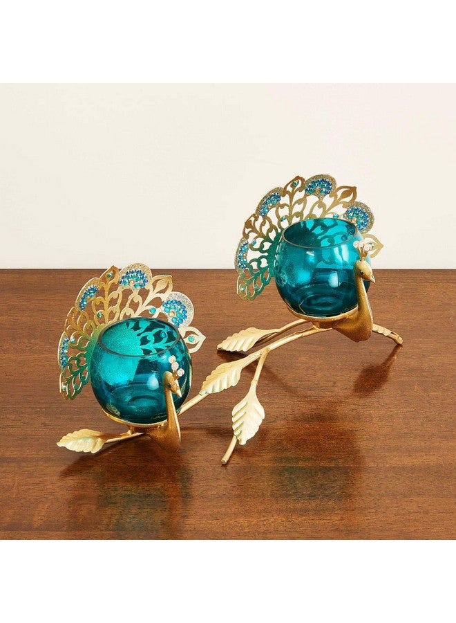 Home Centre حامل الشموع الزجاجي من هوم سنتر، عبوة من 1 - Image 4