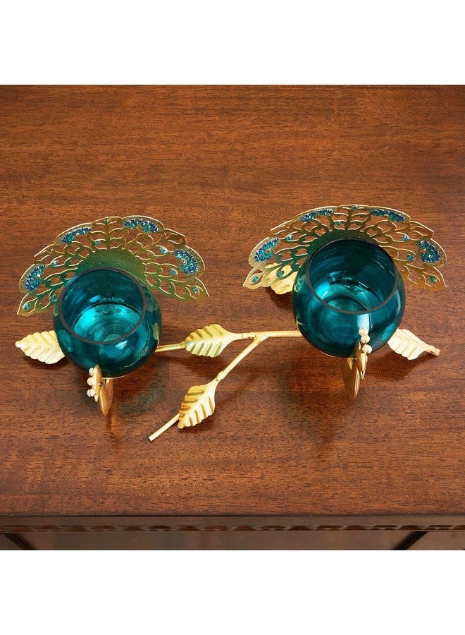 Home Centre حامل الشموع الزجاجي من هوم سنتر، عبوة من 1 - Image 5