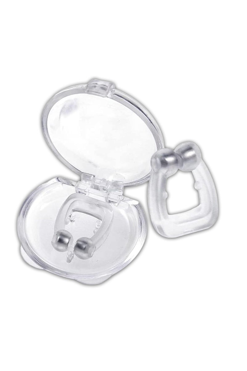 مشبك أنف مضاد للشخير – سيليكون مريح للرجال والنساء، تصميم قابل للتنفس، يحسن جودة النوم - Image 1