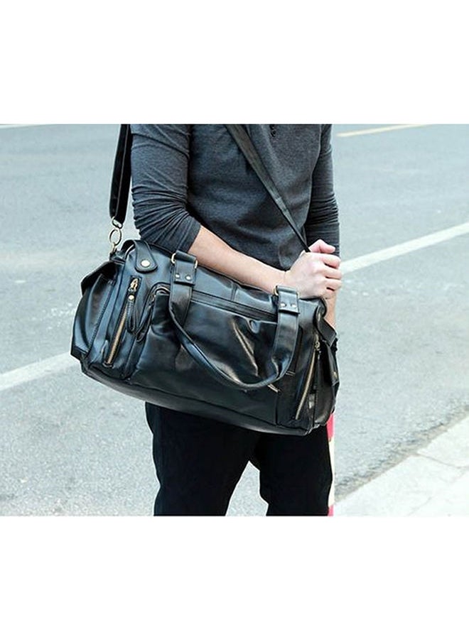 NIBEMINENT - Large Capacity Travel Duffel Bag Black - Image 1