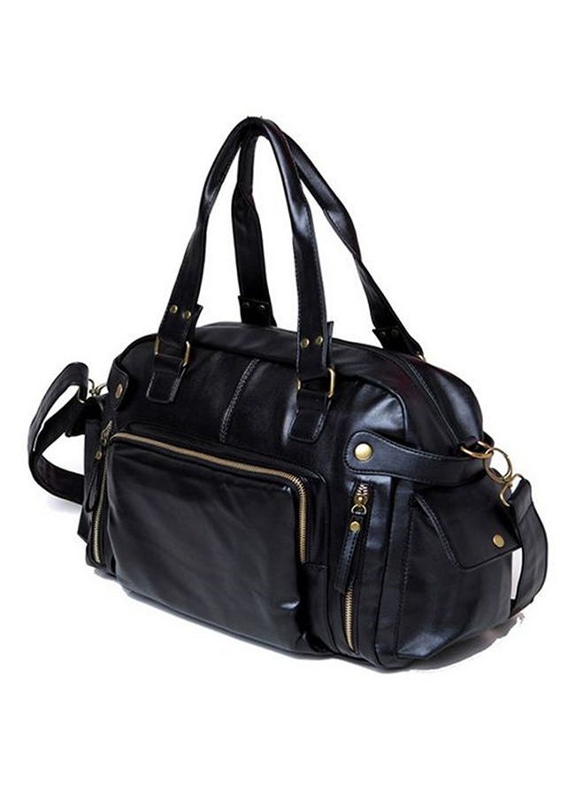 NIBEMINENT - Large Capacity Travel Duffel Bag Black - Image 1