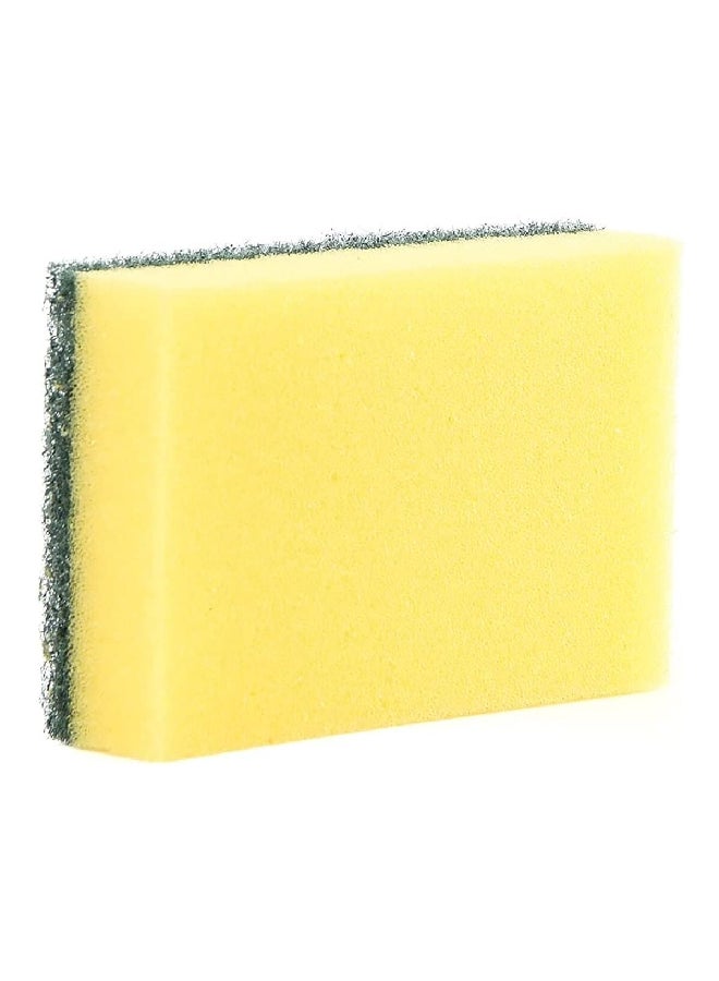 Scotch Brite 3-Piece Heavy Duty Classic Flat Laminate Scrub Sponge Yellow and Green UU010939484 - Image 4