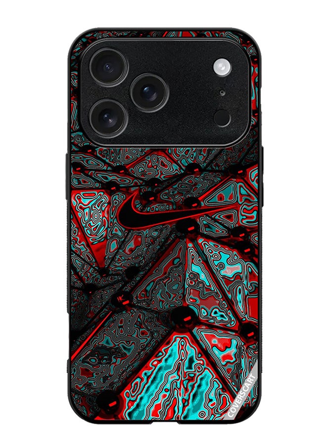 غطاء حماية لجهاز آبل آيفون 17 برو ماكس بتصميم نايك متعدد الألوان