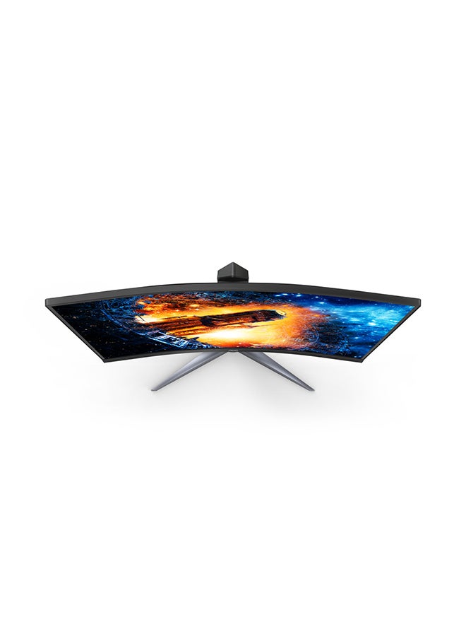 اي او سي شاشة ألعاب منحنية C24G2 مقاس 23.6 بوصة (VA / 1500R)، 1920 × 1080 (FHD)، 165 هرتز، 1 مللي ثانية، تحسين مرئي لوضع HDR، VGA x 1، HDMI 1.4 x 2، DisplayPort 1.2 x 1، تقنية Adaptive Sync المضادة للتمزق أسود أسود - Image 5