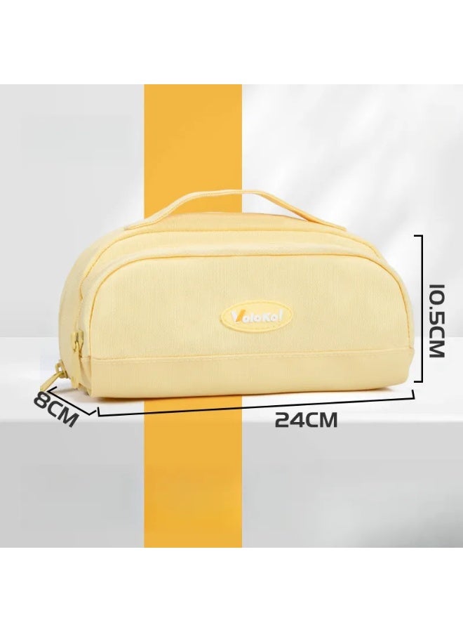 Kids Pencil Case Magnetic Hand-Carry Large Capacity Wear-Resistant School Supplies - Image 3