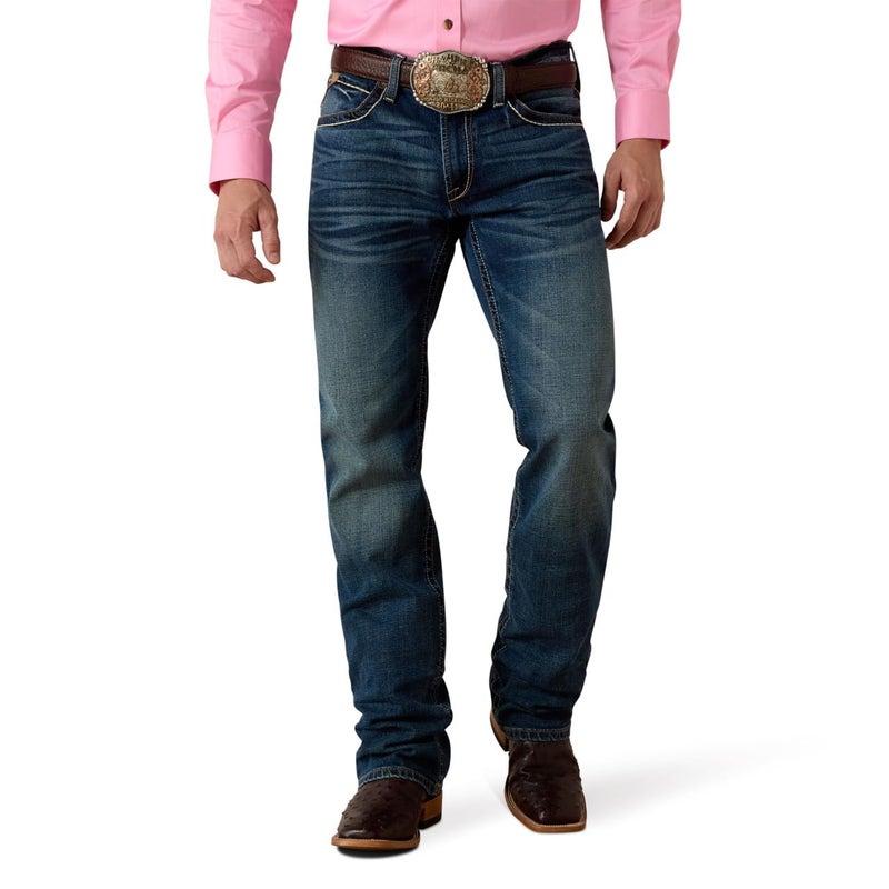 ARIAT M4 Low Rise Boot Cut Jeans â€“ Menâ€™s Relaxed Fit Denim - Image 1
