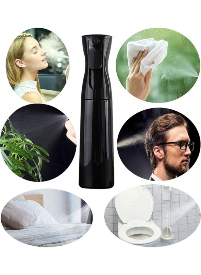 This practical 300ml spray bottle is made from strong high-quality plastic that is shatter-resistant and durable. It is designed for easy water spraying during hair styling and daily hair care routines. - Image 5