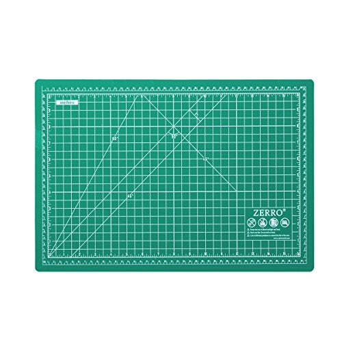 ZERRO Self Healing Cutting Mat 12" x 18" Double Sided No-Slip Rotary Cutting Sewing Mat Durable 5 Layers PVC Cutting Board (A3)… - Image 4