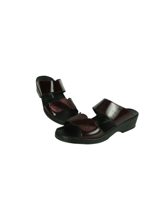 Josef Seibel Josef Seibel Ladies Comfort Wedge Sandals 08829-AR528410 Bordo 36  - Image 2