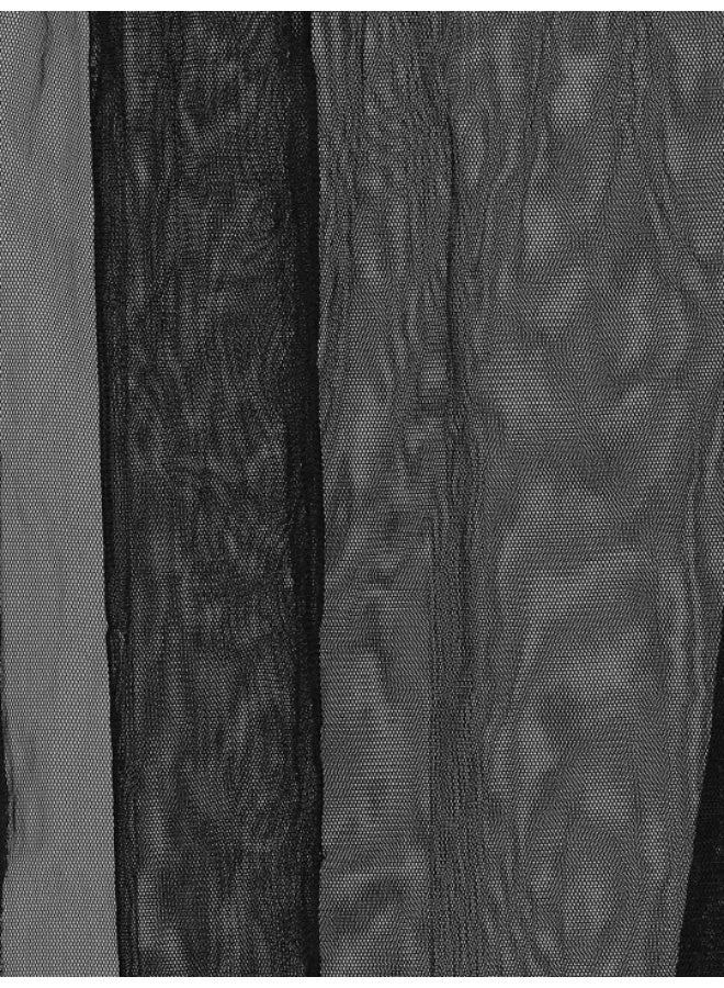 أيه كيه إس بلوزة ليجنج مطبوعة باللونين الأسود والفضي مع دوباتا - Image 4