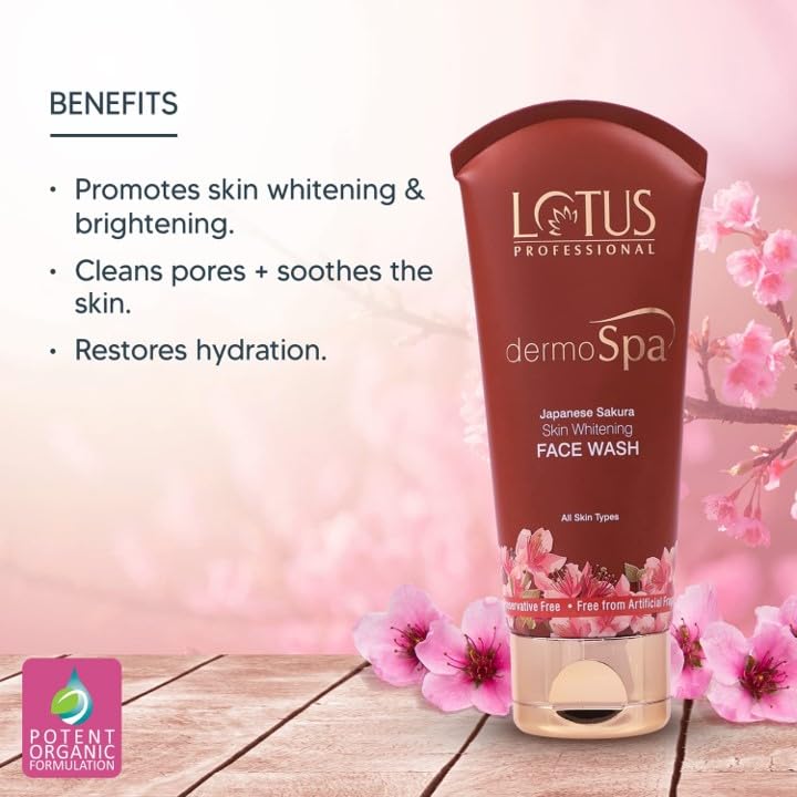 Lotus Professional Lotus Professional dermoSpa Japanese Sakura Day Cream_50  Night Cream_50g  Face Wash_80g  Set Of 3 - Image 4