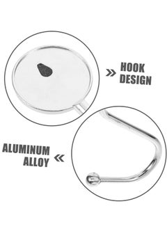 KASTWAVE 20pcs Anti-Skid Hook Metal Desk Hook Purse Hook for Table, Student Bag Hanger Womens Bag Handbag Hook Instant Bag Hanger Meat Hook Non-Slip  - Image 3
