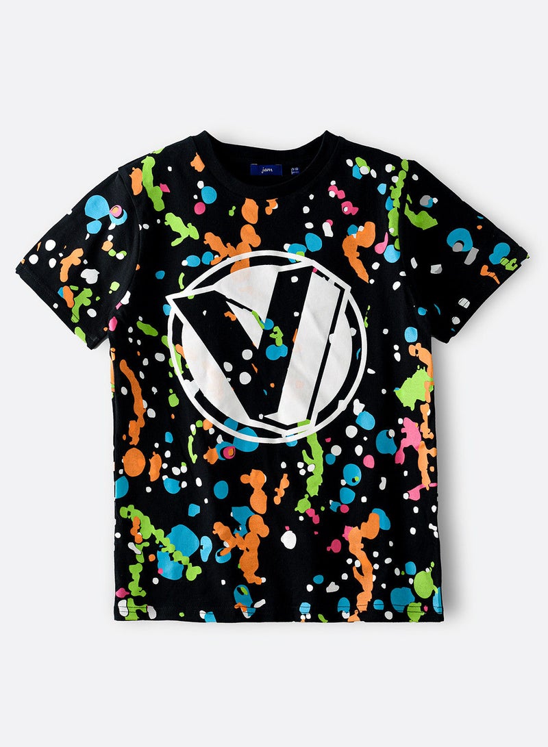 JAM Round neck s/slv knit t-shirt - Image 1