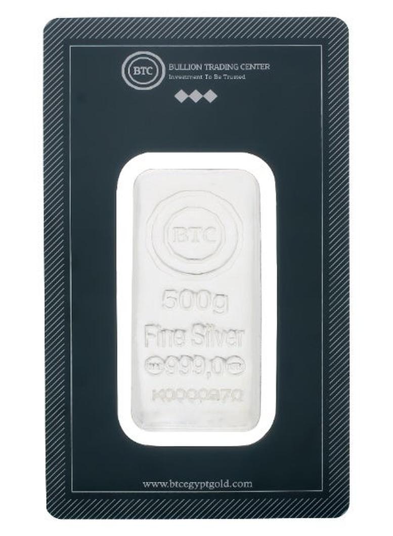 BTC 500 Grams Silver Bar (With Invoice) - Image 1
