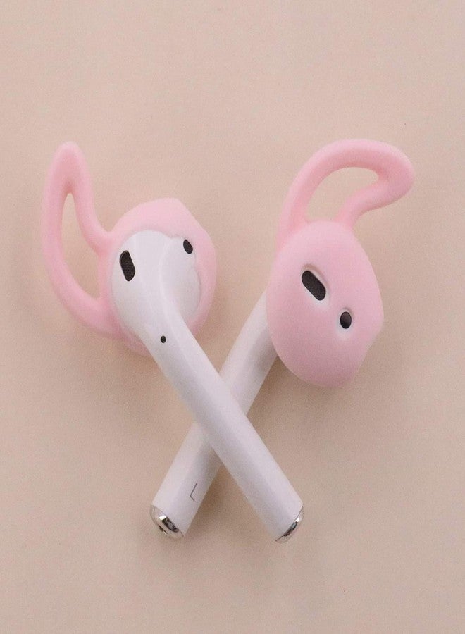 JNSA 6 Pairs Silicone Ear Tips Ear Hooks Compatible with Apple AirPods/EarPods,Silicone Soft Covers Anti-Slip Sport Earbud Tips, Anti-Drop Ear Hook Gel Headphones Earphones Tips,6 Colors - Image 2
