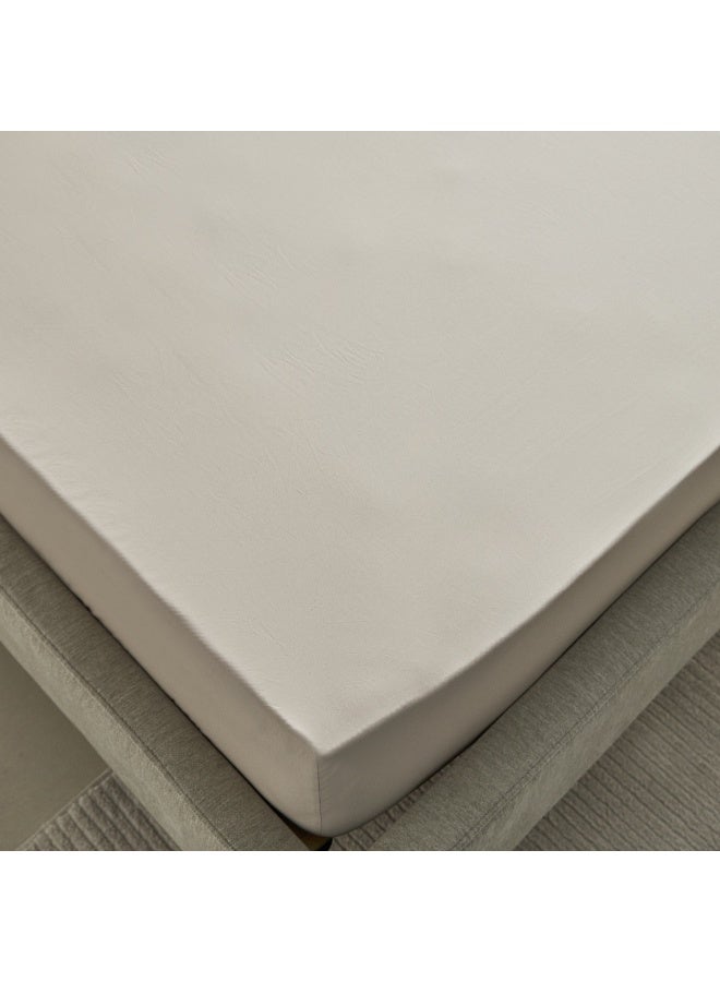 Home Box Purely-percale 300TC Single Fitted Sheet 200 x 36 x 90 cm - Image 4