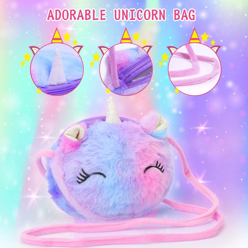 Fedio Princess Dress Up Shoes Set Little Girls Role Play Shoes Pretend Princess Gift Toy Set with 3 Pairs of Shoes,Princess Cape,Crown Tiaras,Unicorn Purse for Girls Aged 3,4,5,6 Birthday Christmas - Image 4