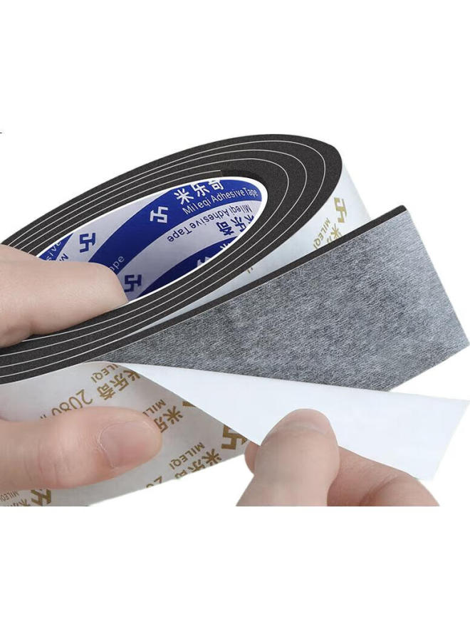 Miloch Milaiqi Single-Sided Sponge Tape, Shock-Absorbing And Anti-Collision, Foam Rubber Door Gap Sealing Buffer Strip, 5Mm Thick * 15Mm Wide * 2M Long, 1 Roll - Image 3
