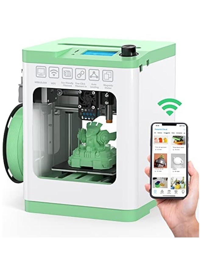 Topleo Tina2S 3D Printers with Wi-Fi Cloud Printing, Fully Assembled and Auto Leveling Mini 3D Printer for Beginners, High Precision Printer with Smart Control and Heated Spring Steel Build Plate - Image 1