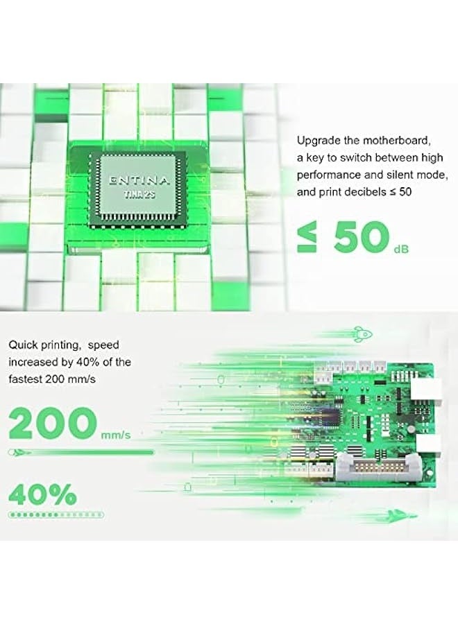 Topleo Tina2S 3D Printers with Wi-Fi Cloud Printing, Fully Assembled and Auto Leveling Mini 3D Printer for Beginners, High Precision Printer with Smart Control and Heated Spring Steel Build Plate - Image 4