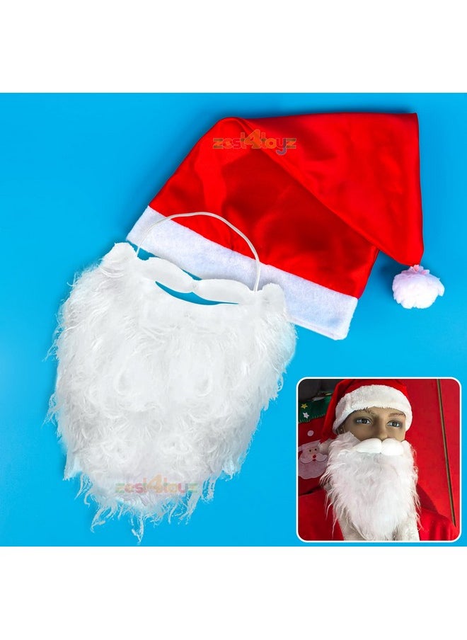 Zest 4 Toyz Christmas Items Santa Cap & Beard Combo 2 Santa Cap 1 Santa Beard for Kids & Adults - pzsku/ZF98308280C4459D04C15Z/45/_/1741330134/3151ce1d-2edc-44f4-bc35-1a626c86b5bf