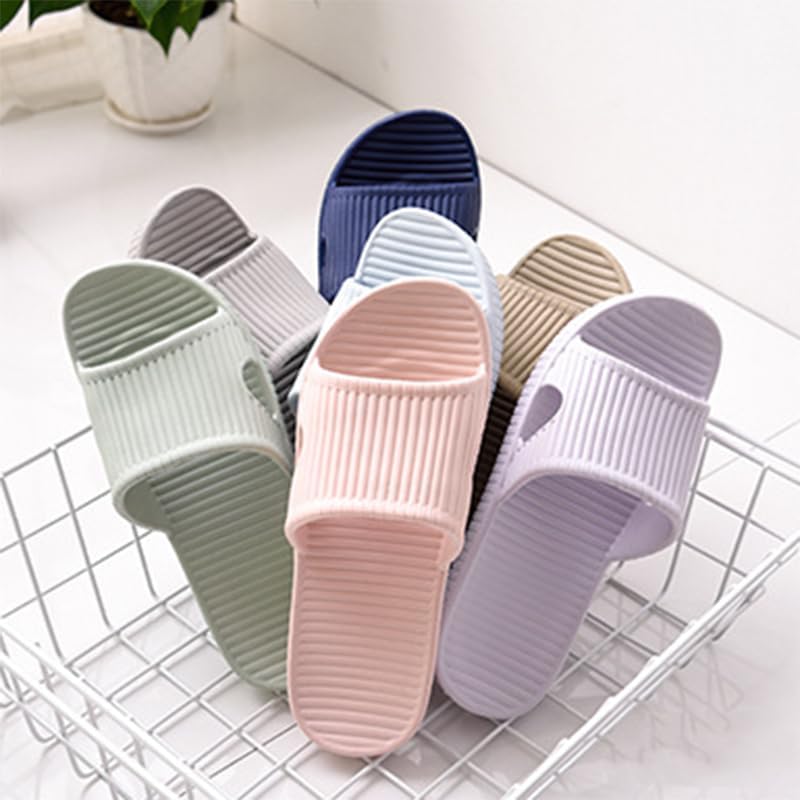 AioTio Slippers for Women and Men Anti-Slip Quick-Dry Lightweight Indoor Outdoor Bathroom Pool Sandals with Flexible Comfort - Image 5