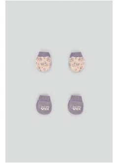 Junior Baby Girls Mittens P/2  - Image 1
