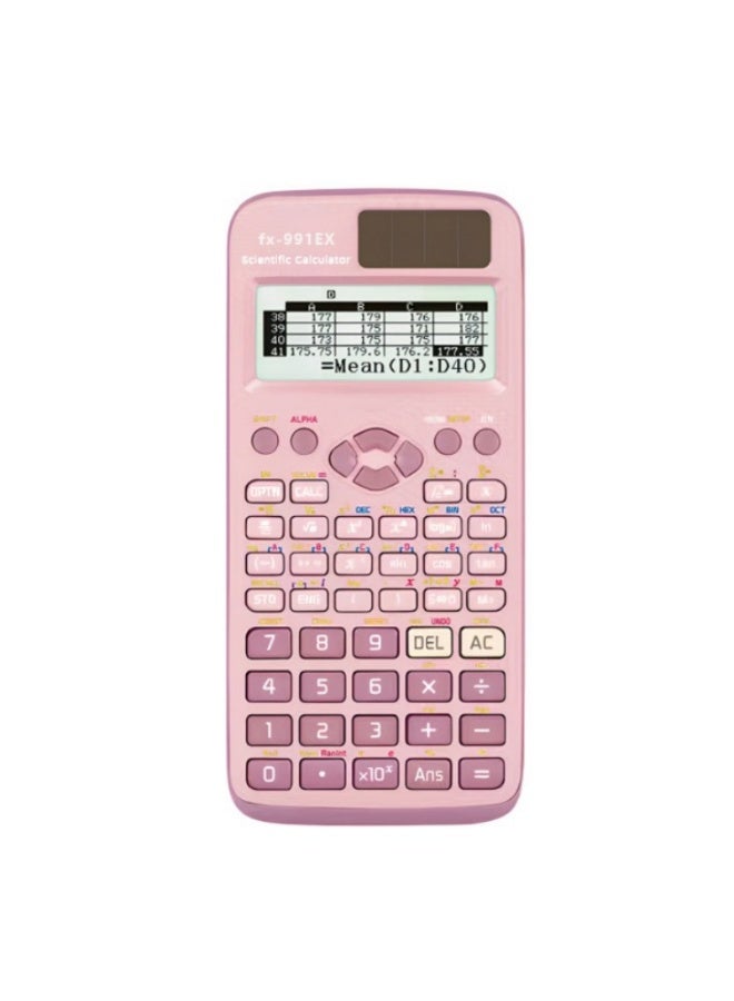 FX-991EX Scientific Calculator, 552 Functions Engineering Calculator, High-Resolution 10+2 Digits Display, with Sliding Hard Case - for School, Students, Teachers, Office, Business - Image 1