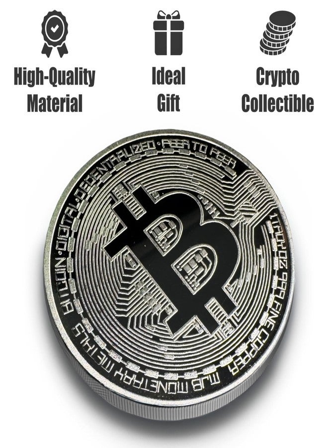HODL 21 Bitcoin Coin - Commemorative Cryptocurrency Token Collectible in Protective Acrylic Display Case - Perfect for Crypto Enthusiasts, Collectors, and Gifts - Image 3