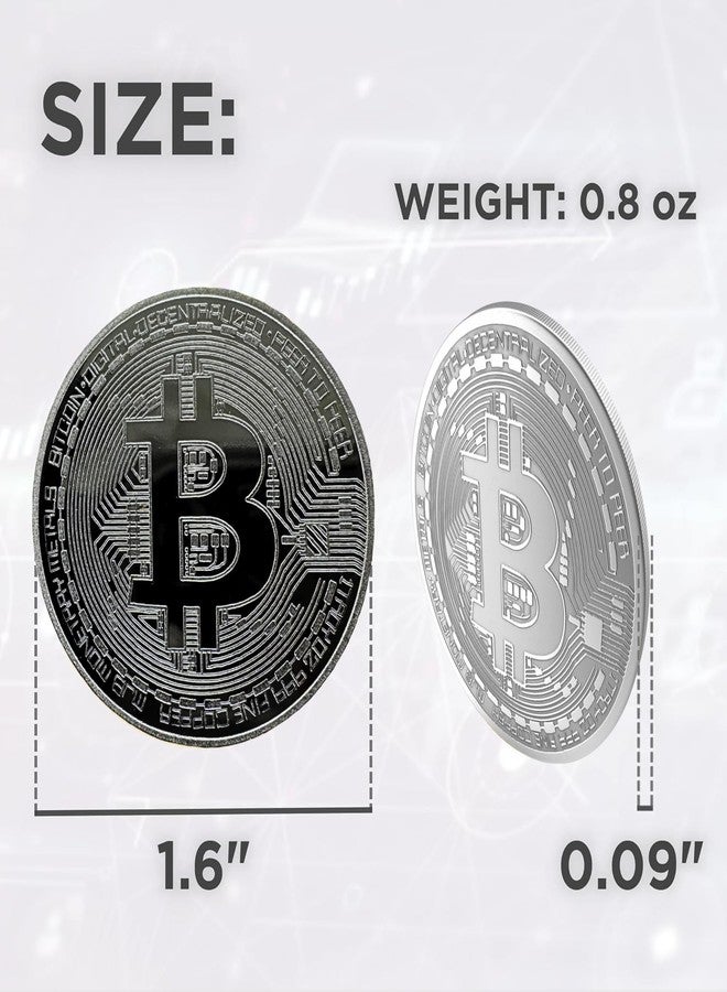 HODL 21 Bitcoin Coin - Commemorative Cryptocurrency Token Collectible in Protective Acrylic Display Case - Perfect for Crypto Enthusiasts, Collectors, and Gifts - Image 5